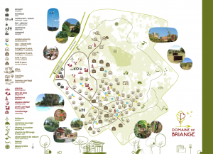 Map of the Domaine de Briange