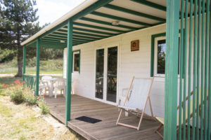 bungalow ombragée en ardèche