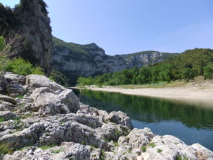 The ardèche gorges natural reserve