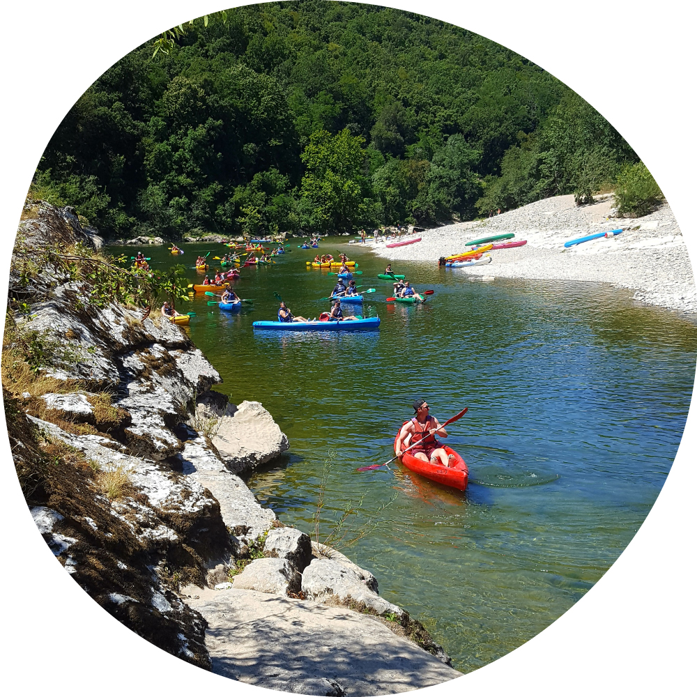 canoeing in Ardèche