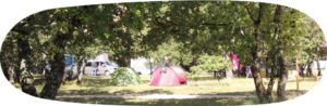 campsite in Ardèche
