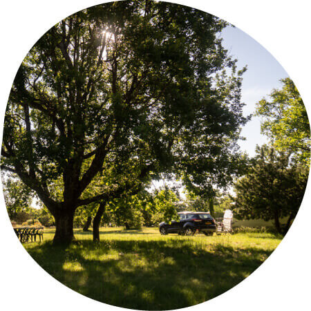 campsite in Ardèche