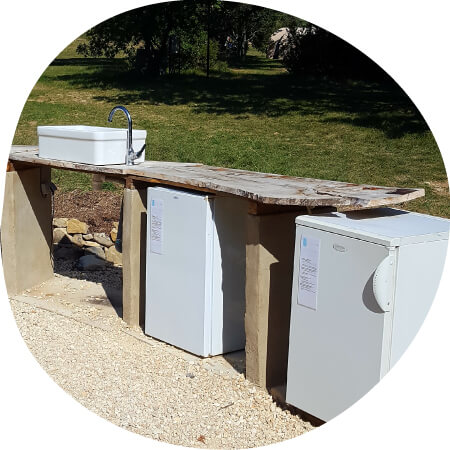 rental fridge in Ardèche