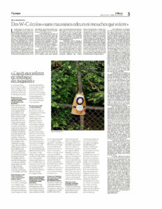 Domaine de Briange - article Le Monde juin 2023