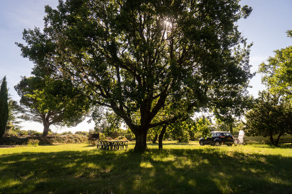 nature campsite in ardeche