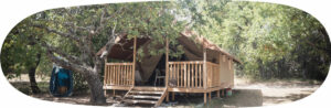 canvas lodges in france