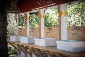 toilet block