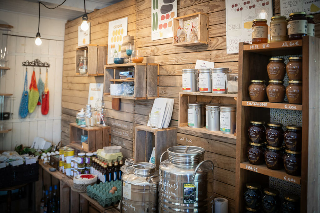 boutique de produits locaux