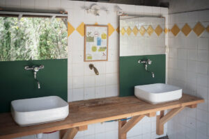 toilet block of the large pitches